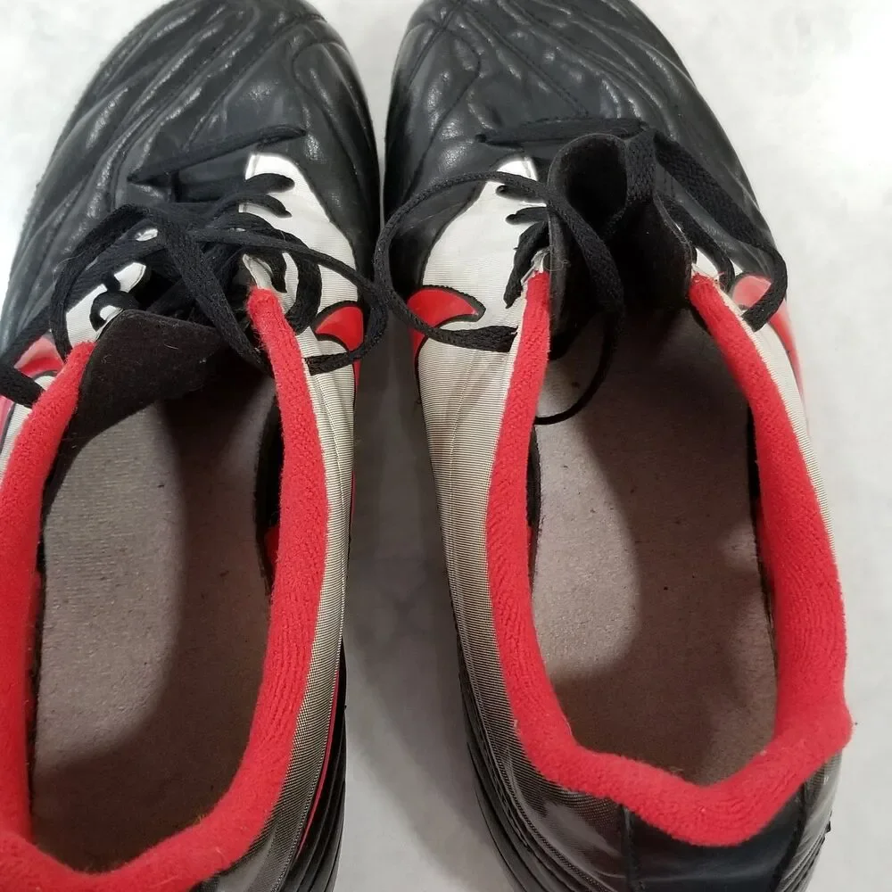 Nike Medio FG US 11 Black Red White Cleats 442122-061 Year 2011
